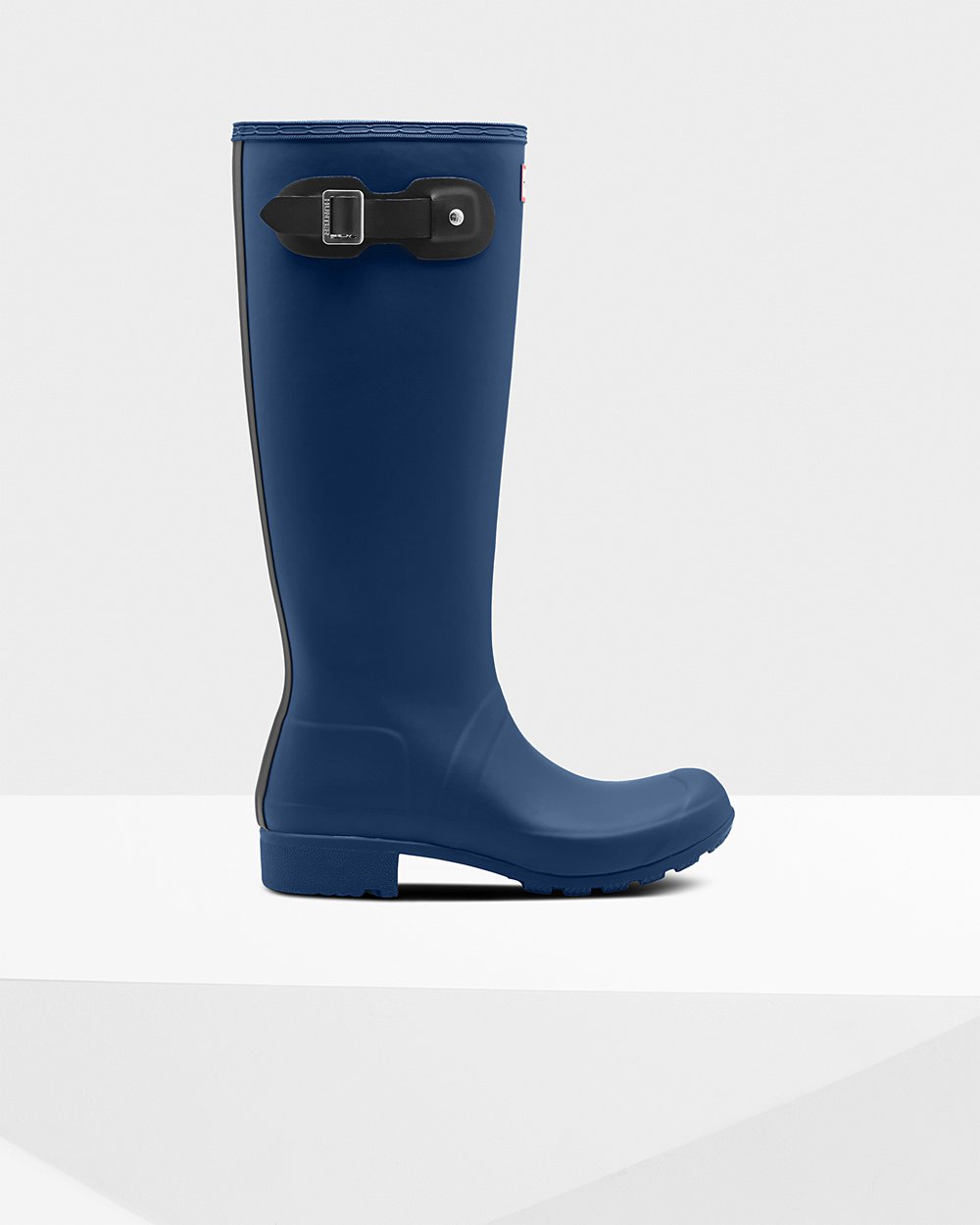 Womens Hunter Tall Rain Boots Navy - Original Tour Foldable - 1572408-GS